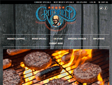 Tablet Screenshot of critchfieldmeats.com